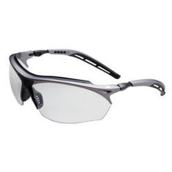 Maxim GT Clear Anti-Fog Lens Metallic Gray & Black Frame