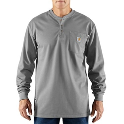 Carhartt Mens Khaki FR Henley