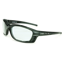 Uvex Livewire S2600D Matte Black  Clear Lens Durastreme