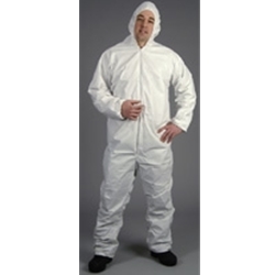 MicroMax® NS Coverall Zipper Closure Attached Hood Elastic Wrists & Ankles