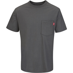 Men's Short Sleeve Solid Basic Tee Steel Gray