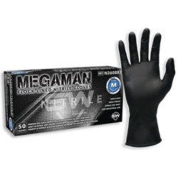 Flocklined Nitrile Glove