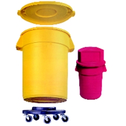 Trash Can Lid Plastic Gray F/#2643
