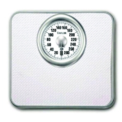Bathroom Scale 0-300 lb White