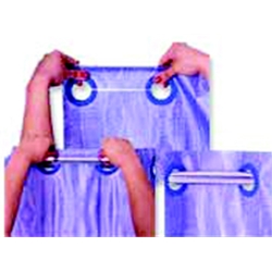 Shower Hooks Chrome 12/Pack
