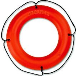 30" Orange Ring Buoy w/Reflective Tape