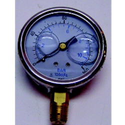 63mm Pressure Gauge 0-100#-Back