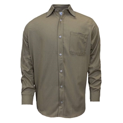 NSA Mens Khaki FR Work Shirt