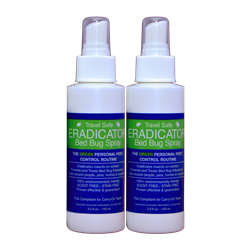Travel Safe Bed Bug Eradicator Spray 3 oz 2/Pack