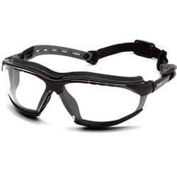 Isotope Clear H2MAX Anti-Fog Lens with Black Frame Safety Glass
