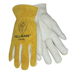 Top Grain Cowhide Palm with Split Cowhide Back Drivers Glove