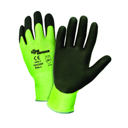 Zone Defense Green HPPE Shell with Black Foam Nitrile Foam Coating