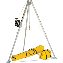 Tripod Kit with 7276 Tripod; 7297 Winch; 7291B Leg Bracket, and Storage Bags