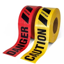 Reinforced Grade DANGER Barricade Tape