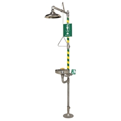 AXION® MSR Combination Corrosion Resistant Shower and Eye/Face Wash