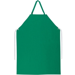 Apron, .45mm PVC/polyester, 35" x 48", sewn edges, green