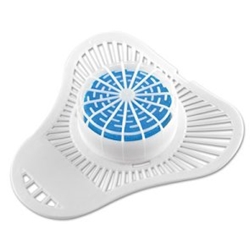 Odoban Urinal Screen with Deodorizer Block, Cherry, 12 Screens