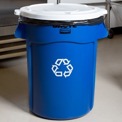 Vented Brute® 44 Gallon Blue
