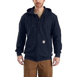 Carhartt Navy FR Hooded Zipper Sweatshirt