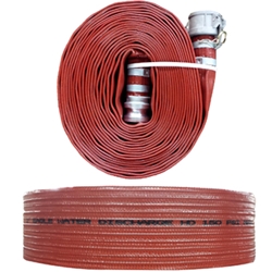 JGB Eagle Hose PVC Discharge Hose Assembly, Red