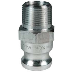 100-F-AL 356T6 Aluminum Dixon® Cam & Groove Type F Adapter x Male NPT