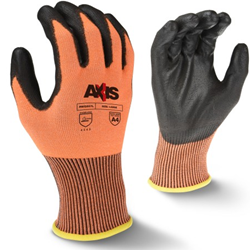 A4 Cut Glove Black PU on HPPE
