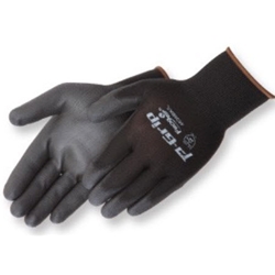 P-GRIP® BLACK NYLON/POLYURETHANE W/ BLACK PU COATING