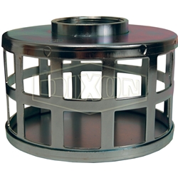2" Strainer, top screen