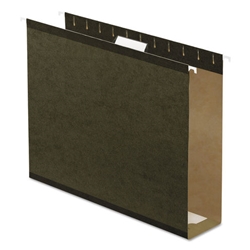 Extra Capacity Reinforced Hanging File Folders with Box Bottom