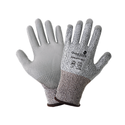 Salt-and-Pepper Polyurethane Coated Cut Resistant Gloves - PUG-611