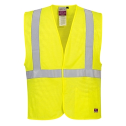 ARC Rated FR Mesh Vest Hook and Loop Closure
