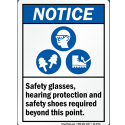 ANSI Notice Sign