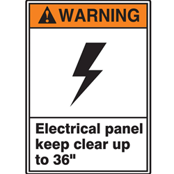 ANSI Warning Sign