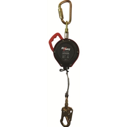 11' Web Retractable Lifeline with Steel Snap Hook Class 1