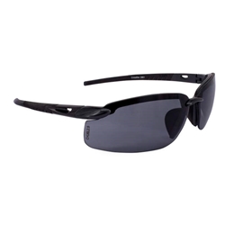 SAFETY GLASSES CROSSFIRE - SMOKE GRAY