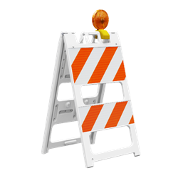 SIGN TYPE 1 BARRICADE A-FRAME