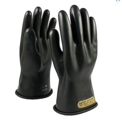 Novax Class 00  11" Rubber Insulating Glove Black
