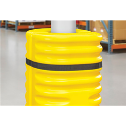 9" Round Columns, Column Protector, Yellow - 1709