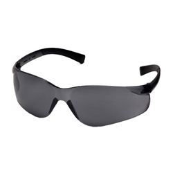 PYRAMEX® ZTEK® SAFETY EYEWEAR, SMOKE LENS WITH GRAY TEMPLES