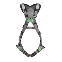 MSA® V-FIT™ HARNESS, STANDARD, BACK D-RING, QUICK-CONNECT LEG STRAPS, SHOULDER PADDING
