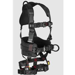 FT-Iron 3D Construction Belted Full Body Harness, Tongue Buckle Leg Adjustment