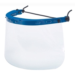 Cap Style Hard Hat Mounted Nylon Faceshield