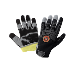 Hot Rod A6 Leather Palm Mechanic Glove - Premium Style