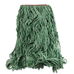 20oz White Polyester/Cotton Loop-End Mop Head