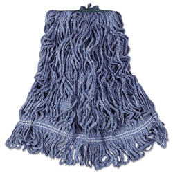 20oz White Polyester/Cotton Loop-End Mop Head