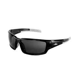 Maki® Smoke Anti-Fog Lens, Crystal Black Frame Safety Glasses