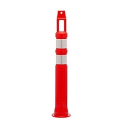 Delineator Post with Channelizing Top