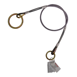 Wire Cable Sling, 6 ft., Large and Small O-Rings (ANSI)