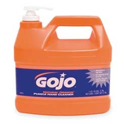 NATURAL* ORANGE pumice hand cleaner w/ pump dispenser 1 gal.
