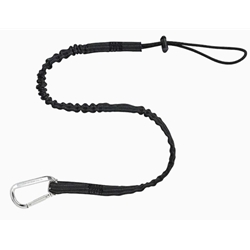 3100 Extended tool lanyard w/ single carabiner 42"-54" Black